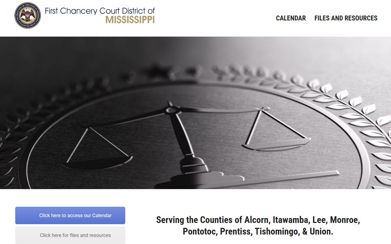 Prentiss County traffic court records regional First District court site